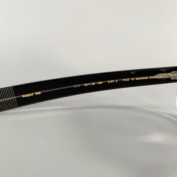 OLIVER GOLDSMITH Black Grey Acetate Sunglasses - Picture 5 of 8